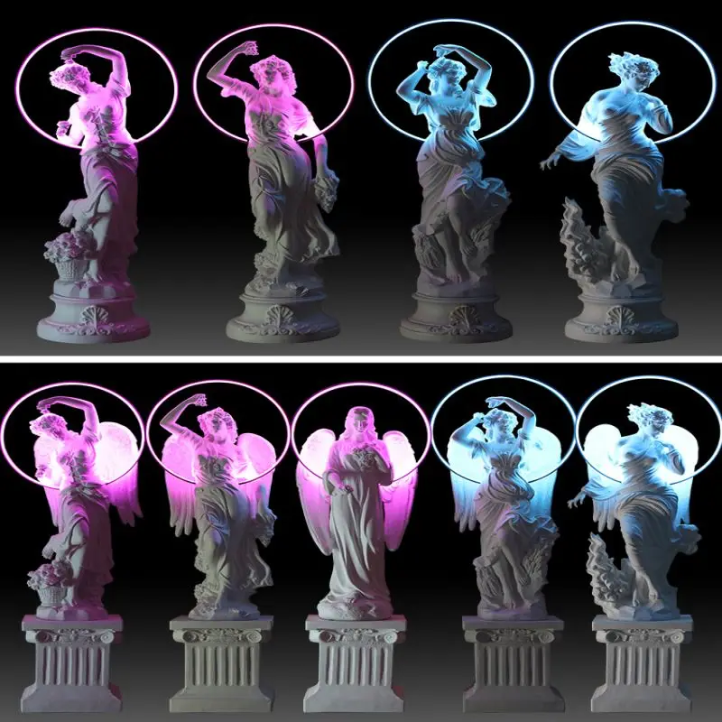 Барный светящийся четырехсезонный ангел декоративные украшения