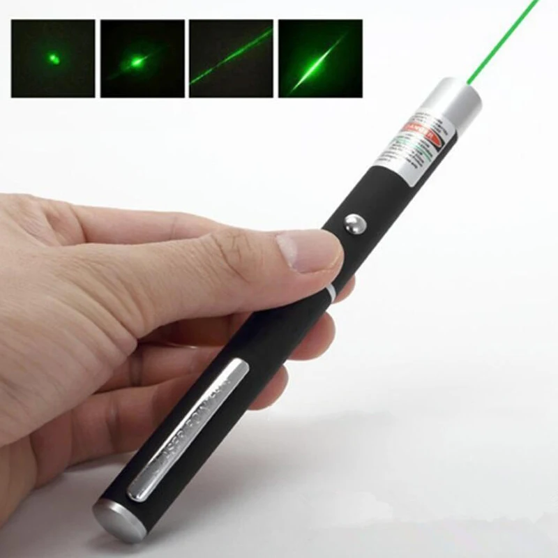 

1Pcs 5mW 532nm Green Laser Pen Powerful Laser Point Presenter Remote Lazer Hunting Laser Bore Sighter Without Battery