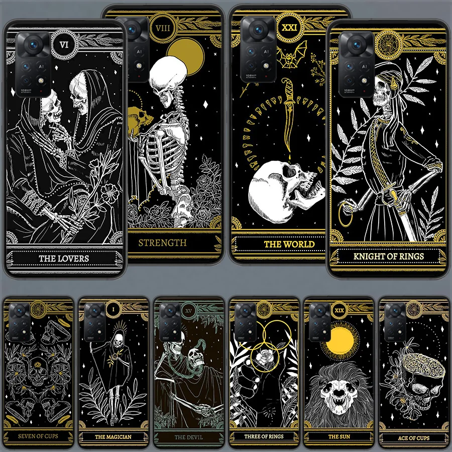 Роскошный телефон с рисунком украшенный принтом для Redmi Note 13 задний корпус 12 12C 10A