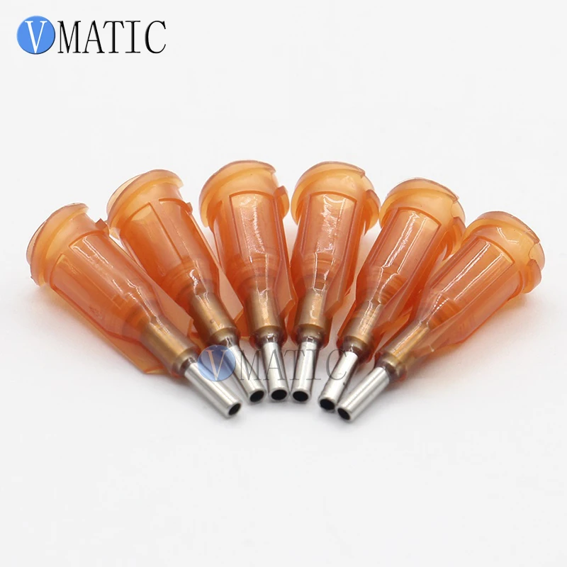

High Quality 100Pcs 15G 1/4 Inch Dispensing Glue Gun Needle Tip