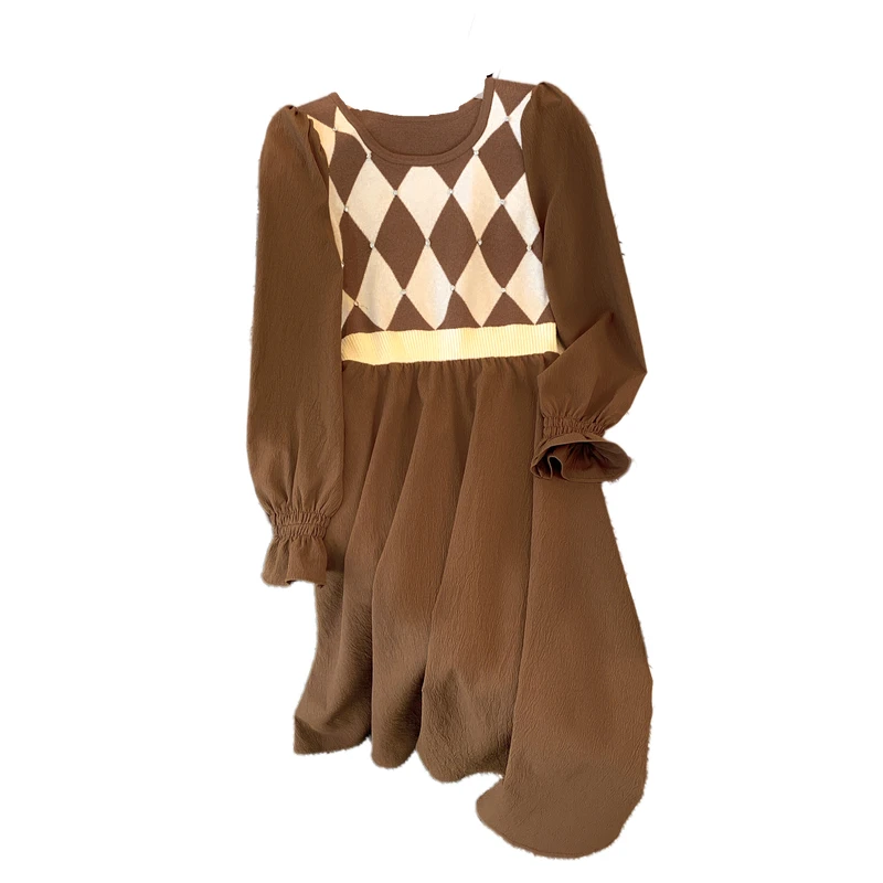 EHQAXIN 2023 Осень-Зима Женское вязаное платье модное повседневное Элегантное