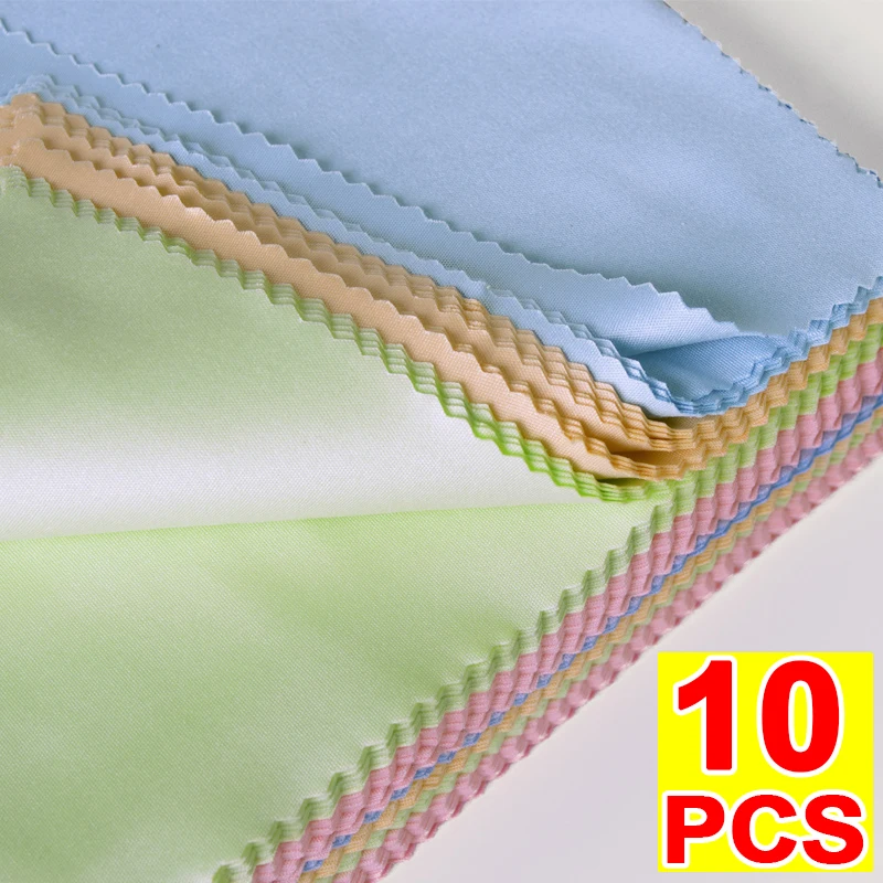 10pcs Cleaner For Chamois Glasses High Quality Soft Microfiber Cleaning Cloth for Glasses Cloth Len Phone Screen Cleaning Wipes