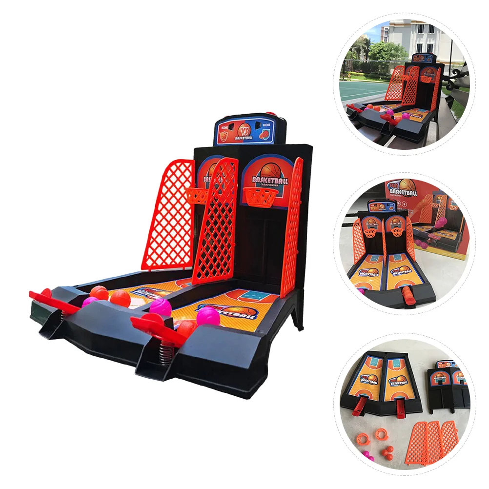 

Basketball Game Toy Shooting Mini Tabletop Finger Toys Games Desktop Arcade Hoop Table Hamper Indoor Kids Double Machine Sports