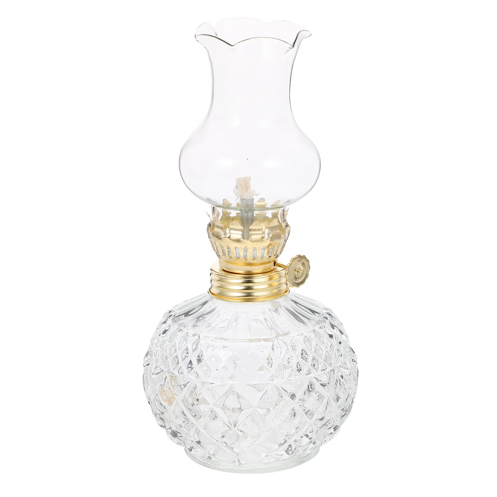 

Table Decorations Retro Kerosene Lamp Glass Vintage Lighting Tool for Burning Oil