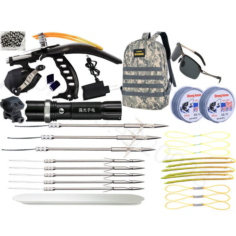

Professional Fishing Slingshot Outdoor Fish Shooting Equipment Set With Fishing Wheel Fish Dart Shooting Fishing Crossbow