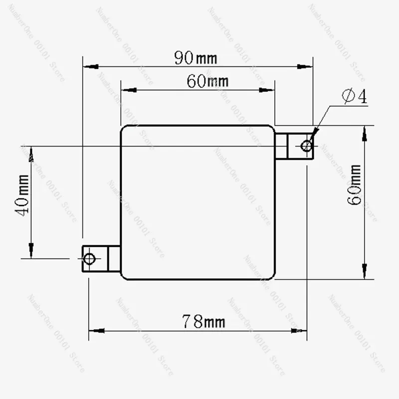 1 шт. PTC термостатический воздухонагреватель типа проводимости с вентилятором 60x60