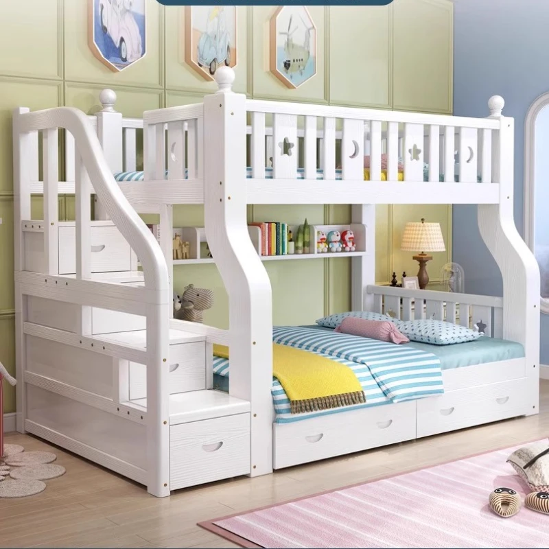 Двуспальная кровать для мальчиков и девочек роскошная современная в