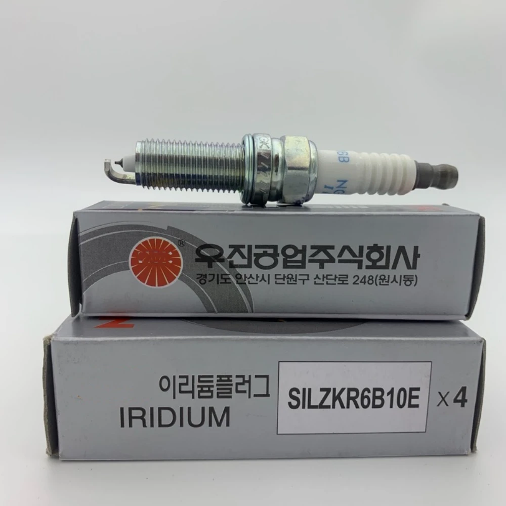 Новинка 18846-10060 SILZKR6B10E Иридиевые свечи зажигания для Hyundai i30 iX35 iX40 Kia Rio Soul Accent Veloster Solaris, 4 шт. Новинка 18846-10060 SILZKR6B10E Иридиевые свечи зажигания для Hyundai i30 iX35 iX40 Kia Rio Soul Accent Veloster Solaris, 4 шт.