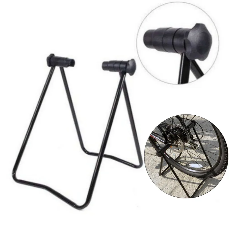 

High Quality Universal Flexible Bicycle Bike Display Triple Wheel Hub Repair Stand Kick Stand For Parking Holder Folding