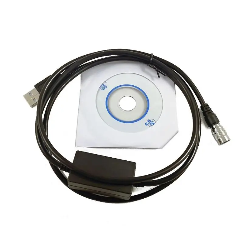 2022 New USB Data Download Cable for Windows 7 8 10 For Topcon Sokkia Gowin Total Station PVC Shielded 1.8M/5.9ft