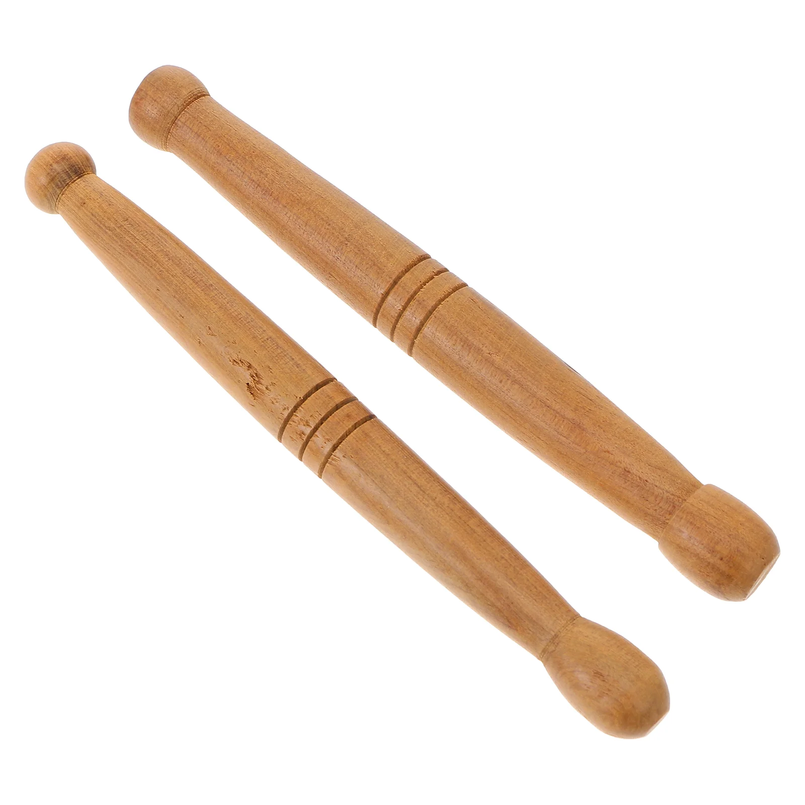 

2pcs Wooden Body Household Acupuncture Point Pen Body Rod Stick Wand