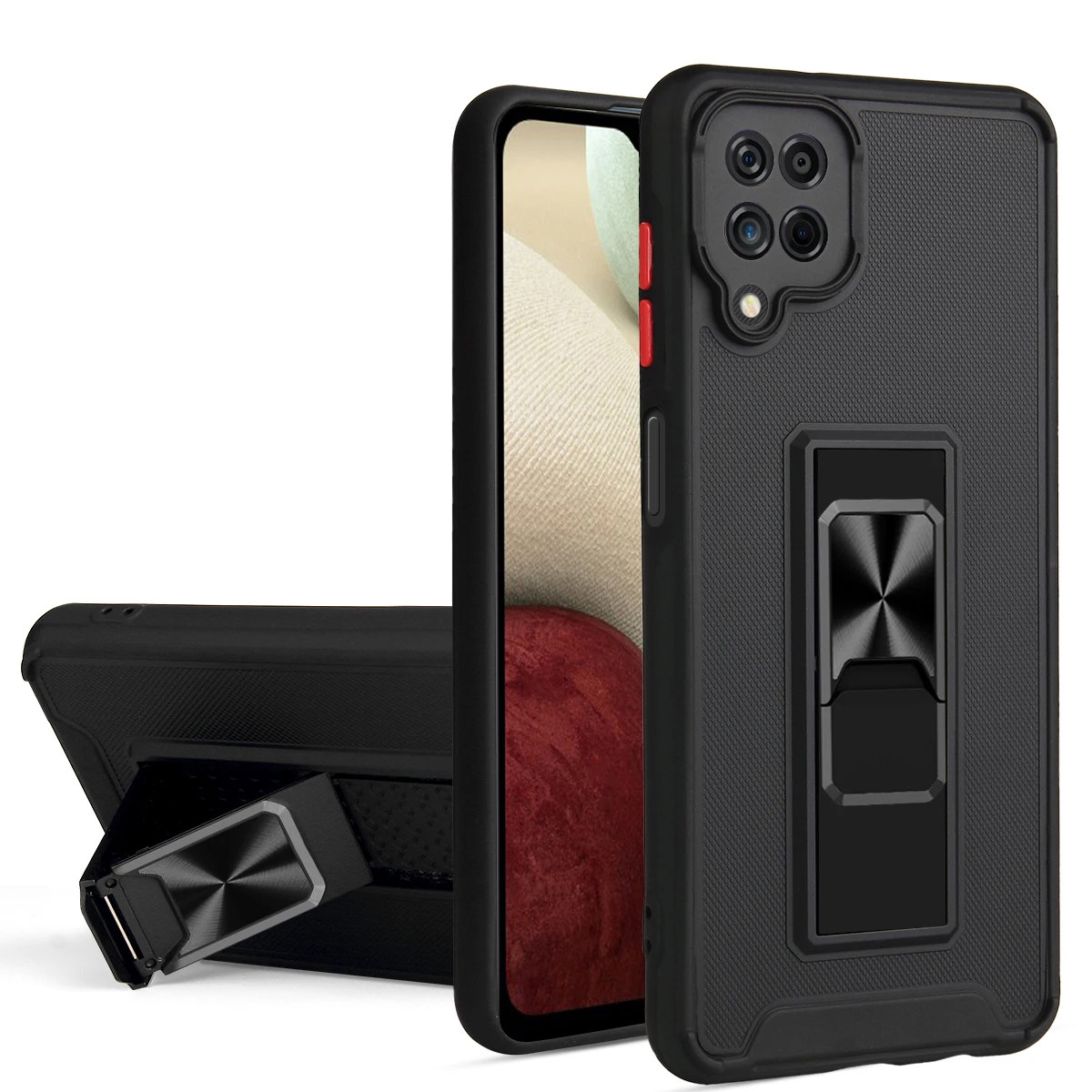 

Intelligent Car Magnetic Stand Skin Feel Shell Shock For Samsung galaxy A12 A10S A13 5G A03core Case Cover