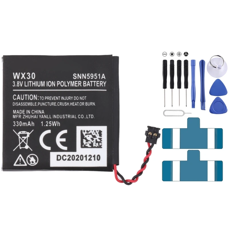 

Замена аккумулятора для Motorola Moto 360 1st-Gen 2014 330mAh WX30 SNN5951A