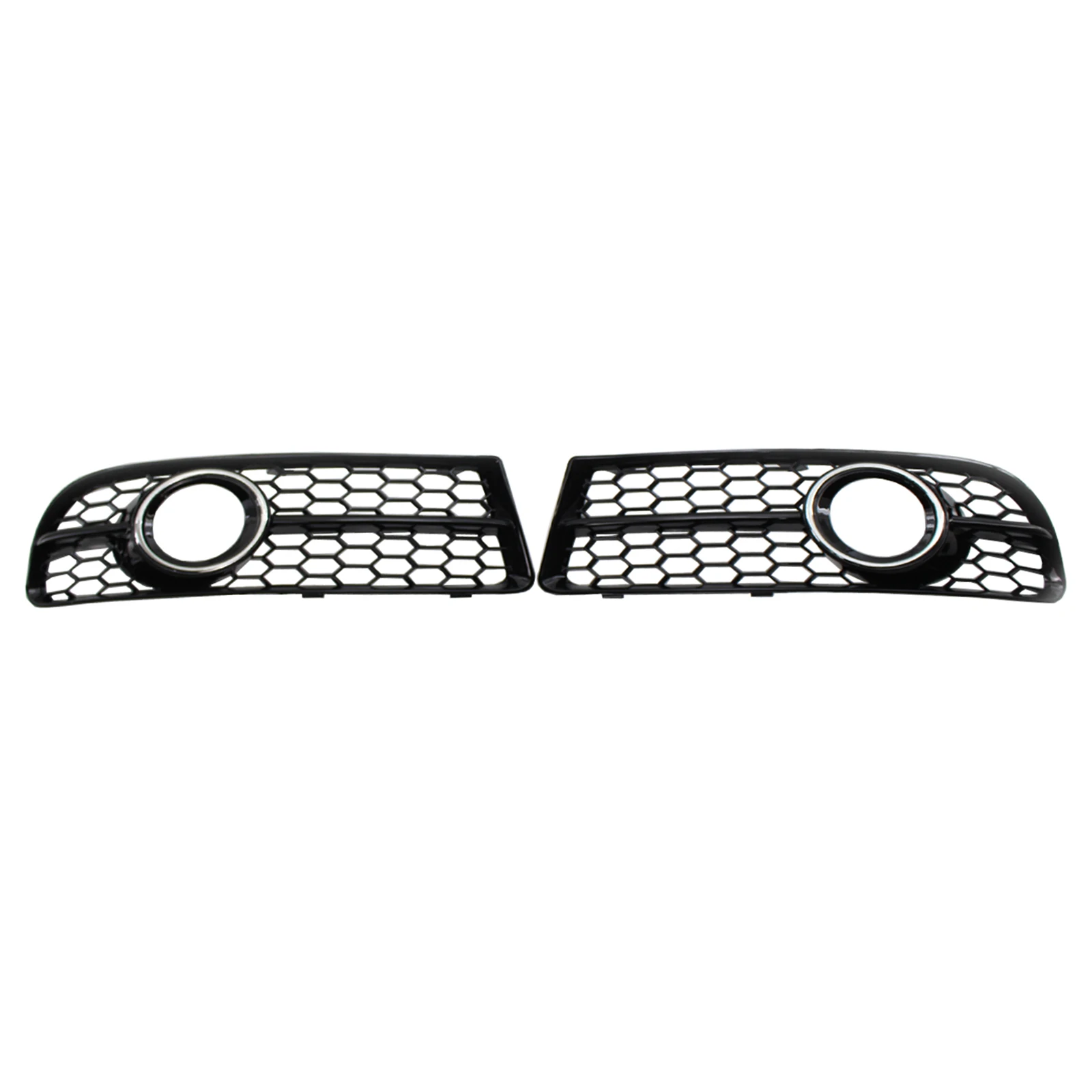 

Fit For Audi A4B7 Sports Version 06-08 Modified Chrome Trim Honeycomb Through-Hole Fog Lamp Frame Grille Cover GZ.D114H L/R