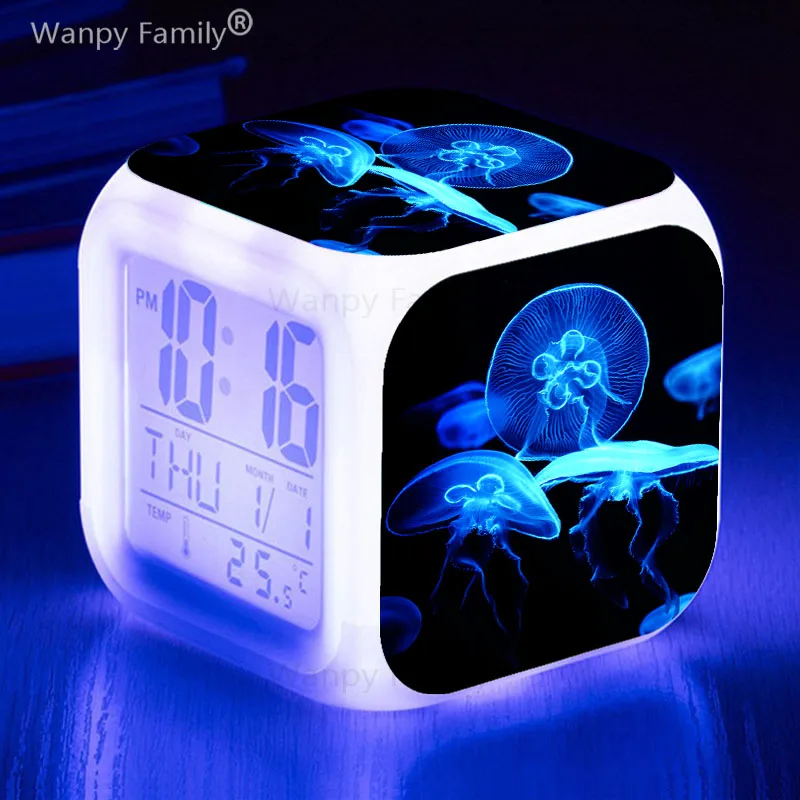 Kids Bedside Clock Children Sleep Trainier Wake Up Night Light Relojes