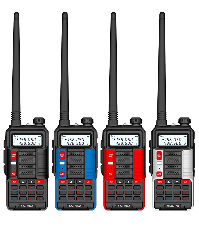 2 шт./лот Baofeng UV 10R Профессиональные рации высокой мощности 10 Вт Двухдиапазонная