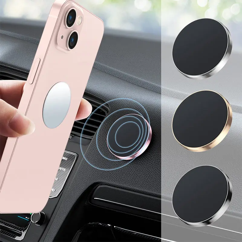 

Super Magnetic Car Phone Holder Suitable for Apple Xiaomi Huawei Mobile Phone Holder Dashboard Wall Mounted Car Magnet Sticker