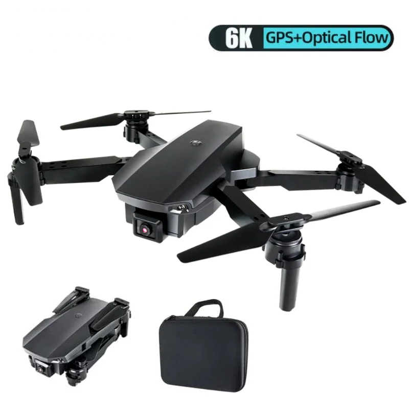 

RX8 2021 New Mini Drone 6K 5G GPS+ Optical Flow HD Camera Fpv Air Pressure Altitude Hold Black Foldable Quadcopter RC Dron Toy