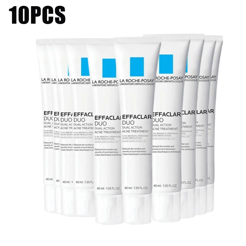 10pcs La Roche Posay Effaclar K+ Whitening Acne Removal Cream Acne Spots Oil Control Acne Moisturizing Cream Face Care