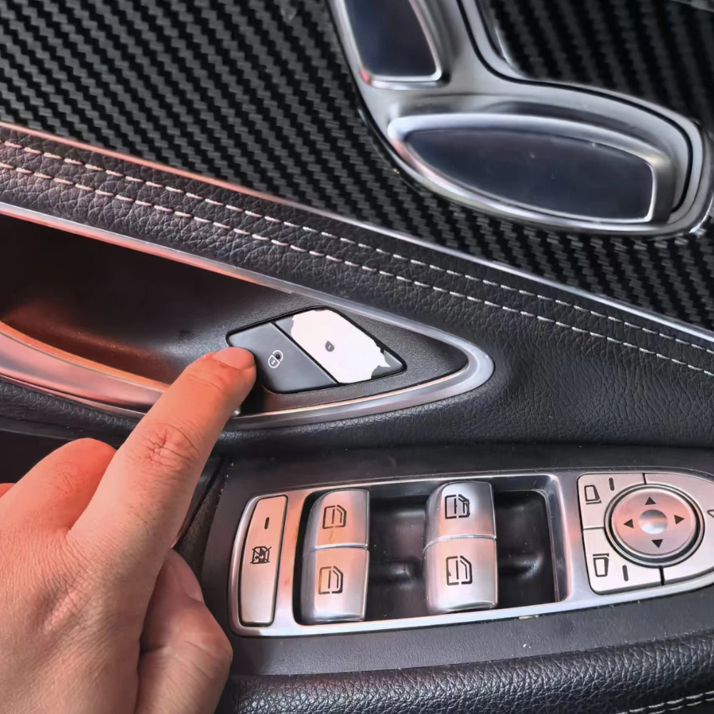 Фото LHD RHD внутренняя кнопка открывания замка двери водителя для Mercedes Benz C E V GLC Class EQC W205 W213 X253 W447 N293 №1