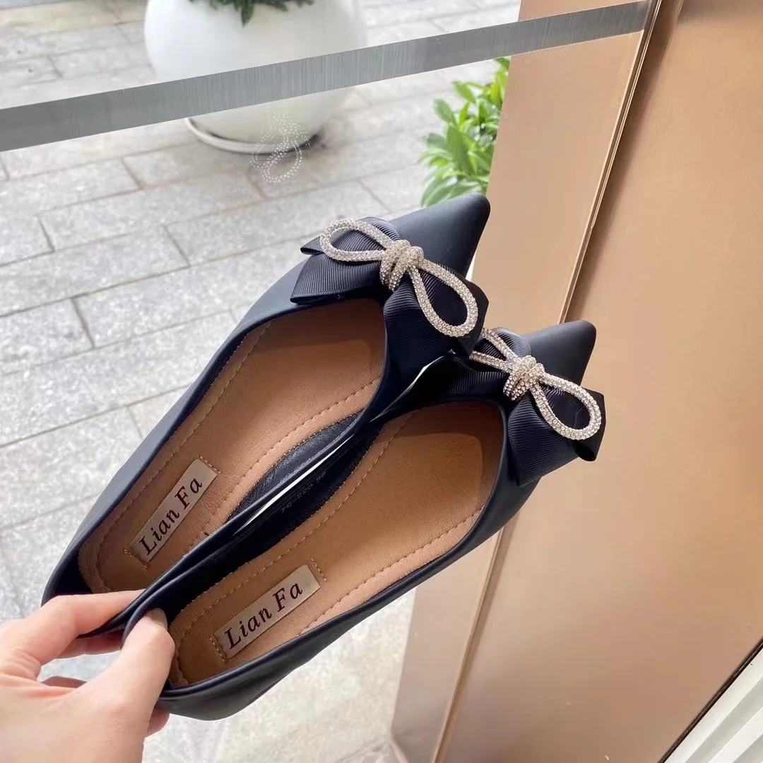 2022 Spring Summer Shallow Mouth Women Flat Shoes Soft Sole Breathable  Female Flats Pointed Toe Lady Comfy Shoes Size 35-39 - купить по выгодной  цене | AliExpress