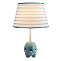 cartoon led desk lamp living rroom childrens room bedroom elephant color glass lamp shade bedroom dressing table art home deco