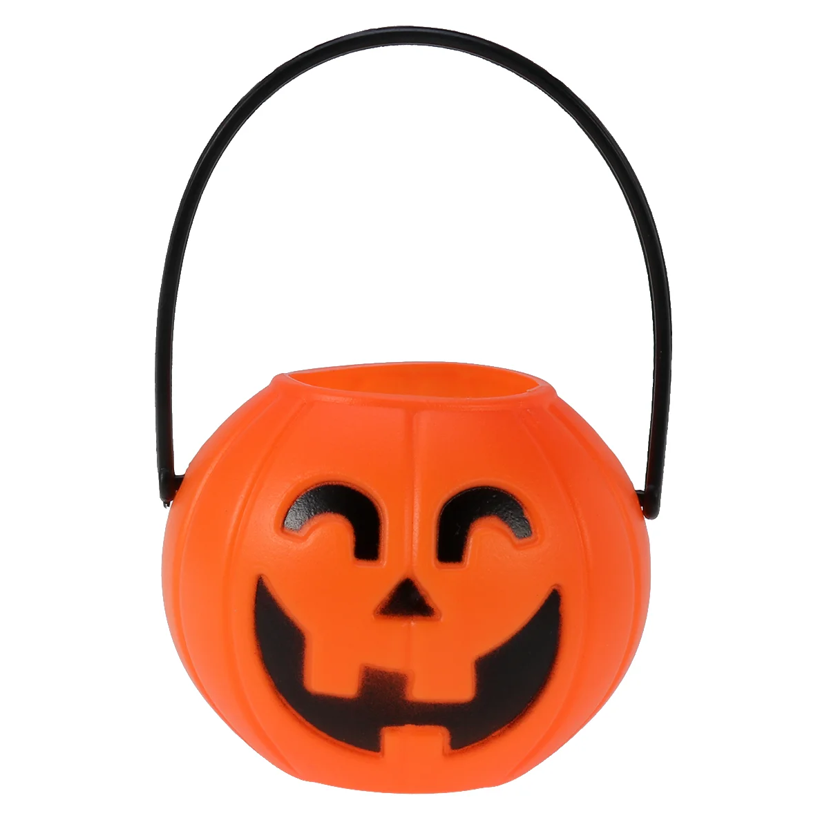 

Pumpkin Bucket Portable Trick or Treat Pumpkin Candy Pail Holder Fall Party Favor Supplies 7CM