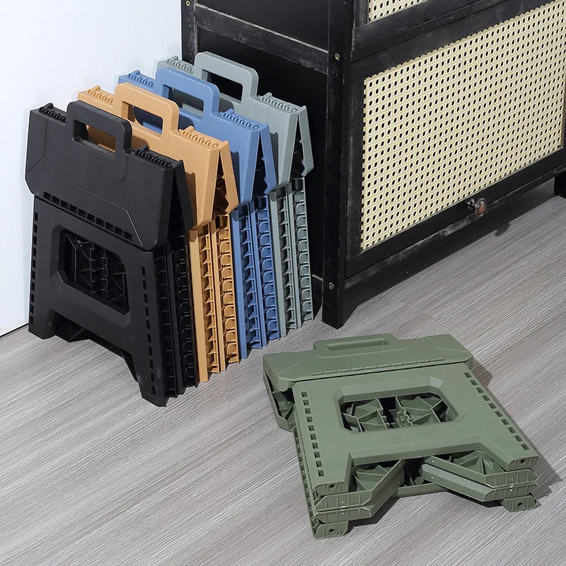 Утолщенный складной пластиковый табурет стул для улицы портативные табуреты