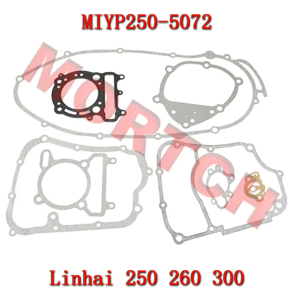 Фото Полный комплект прокладок для ремонта скутеров и квадроциклов Linhai 250 260 300, Yamaha, Keeway, Jinlang, Feishen №3