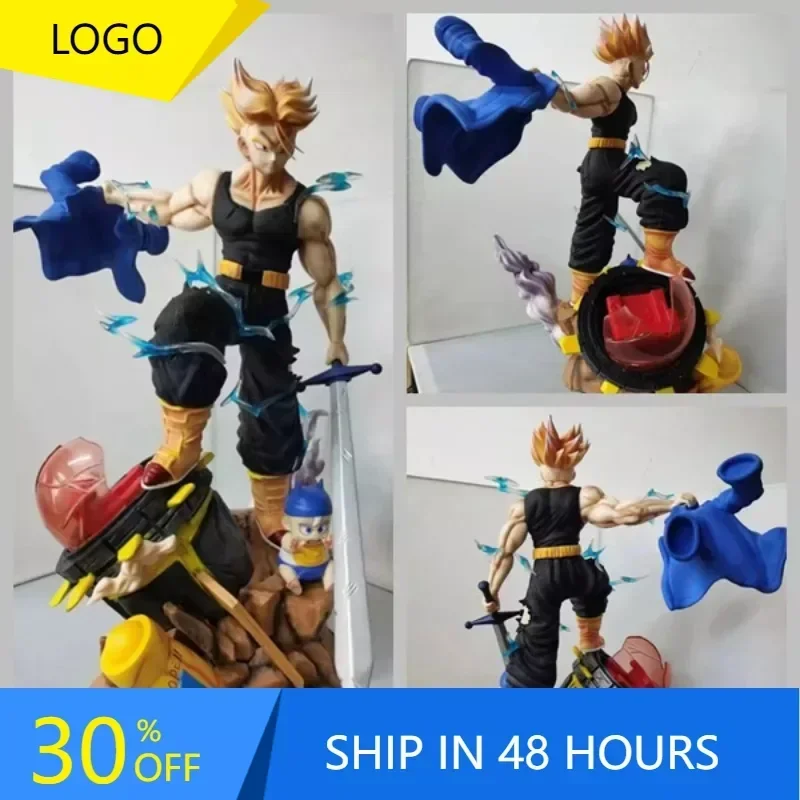

Фигурка Dragon Ball Super Saiyan Torankusu, 50 см, машина для коллекции времени из ПВХ, аниме настольное украшение, украшение, детские игрушки