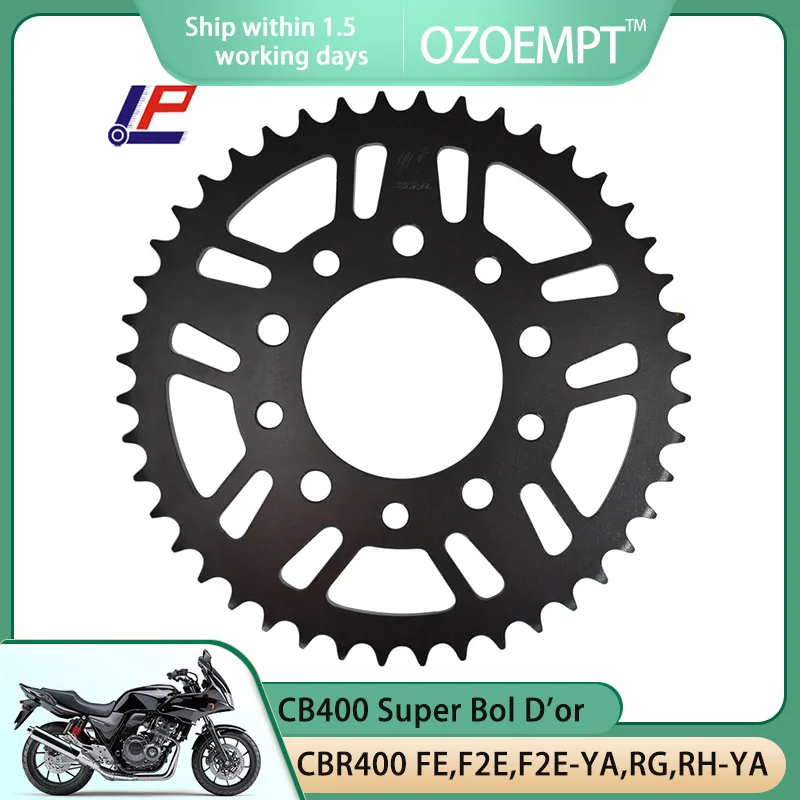 Задняя звездочка мотоцикла OZOEMPT 525-44T, подходит для CB400 Super Bol Golden CBR400 FE,F2E,F2E-YA,RG,RH-YA Aero VLX400 Shadow