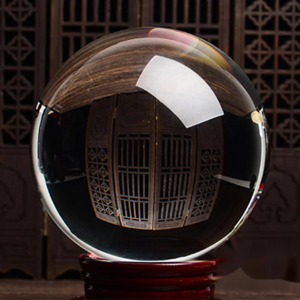 Touch Miss Натуральный Белый Хрустальный Шар Плавка Фэн-Шуй Гостиная Кабинет Вход