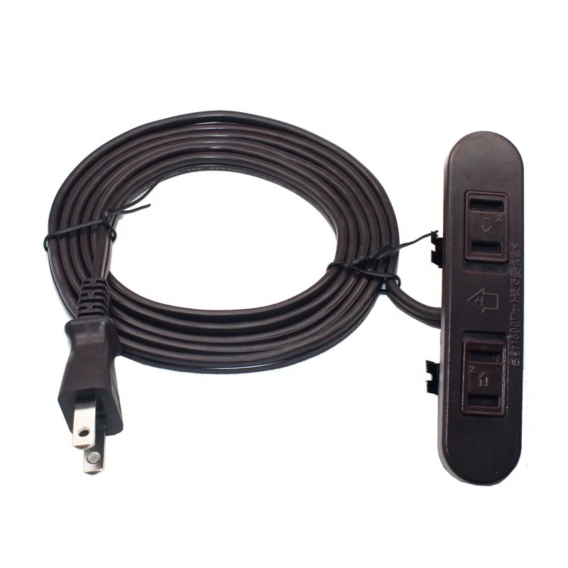 

Mini Japanese Standard 2 Gang Extension Cable Tabletop Furniture Power Outlets