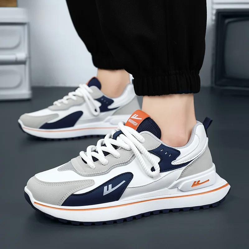 Официальная мужская обувь Warrior Новое весеннее поступление кожаные кроссовки Cortez