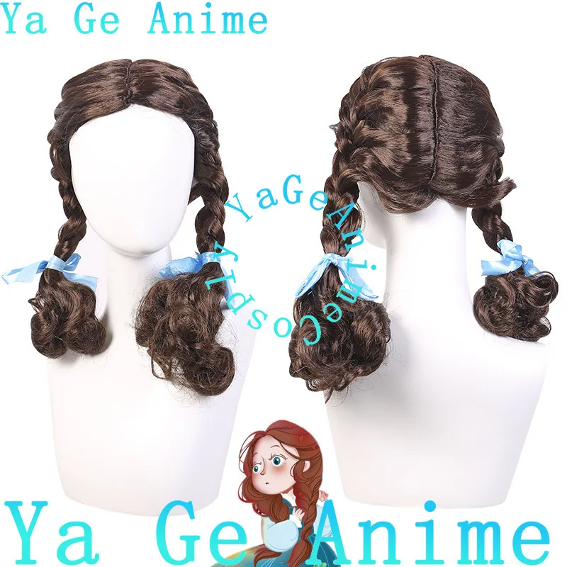 Фото Парик для косплея Дороти из «Волшебника страны Оз» от Ya Ge Anime Store, для школьных и сценических выступлений, для образа аниме-персонажа №1