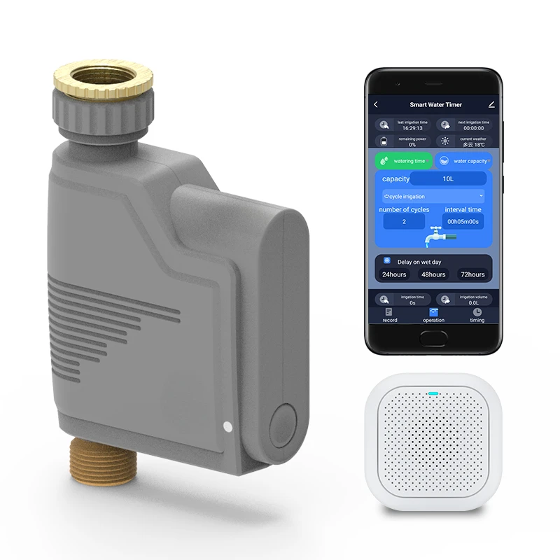 

Garden Watering Timer Wifi Automatic Drip Irrigation Controller Smart Water Valve Garden Automatic Watering System Smart home