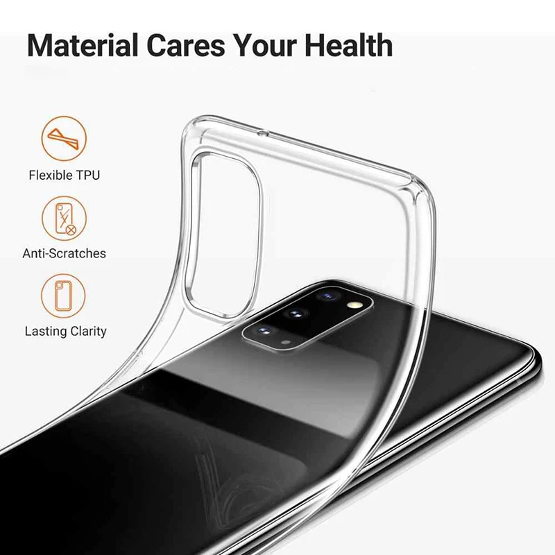 Прозрачный чехол для Samsung Galaxy A01 A11 A12 A22 A21S A31 A41 A42 A51 A71 A32 A52 A72 A52S |