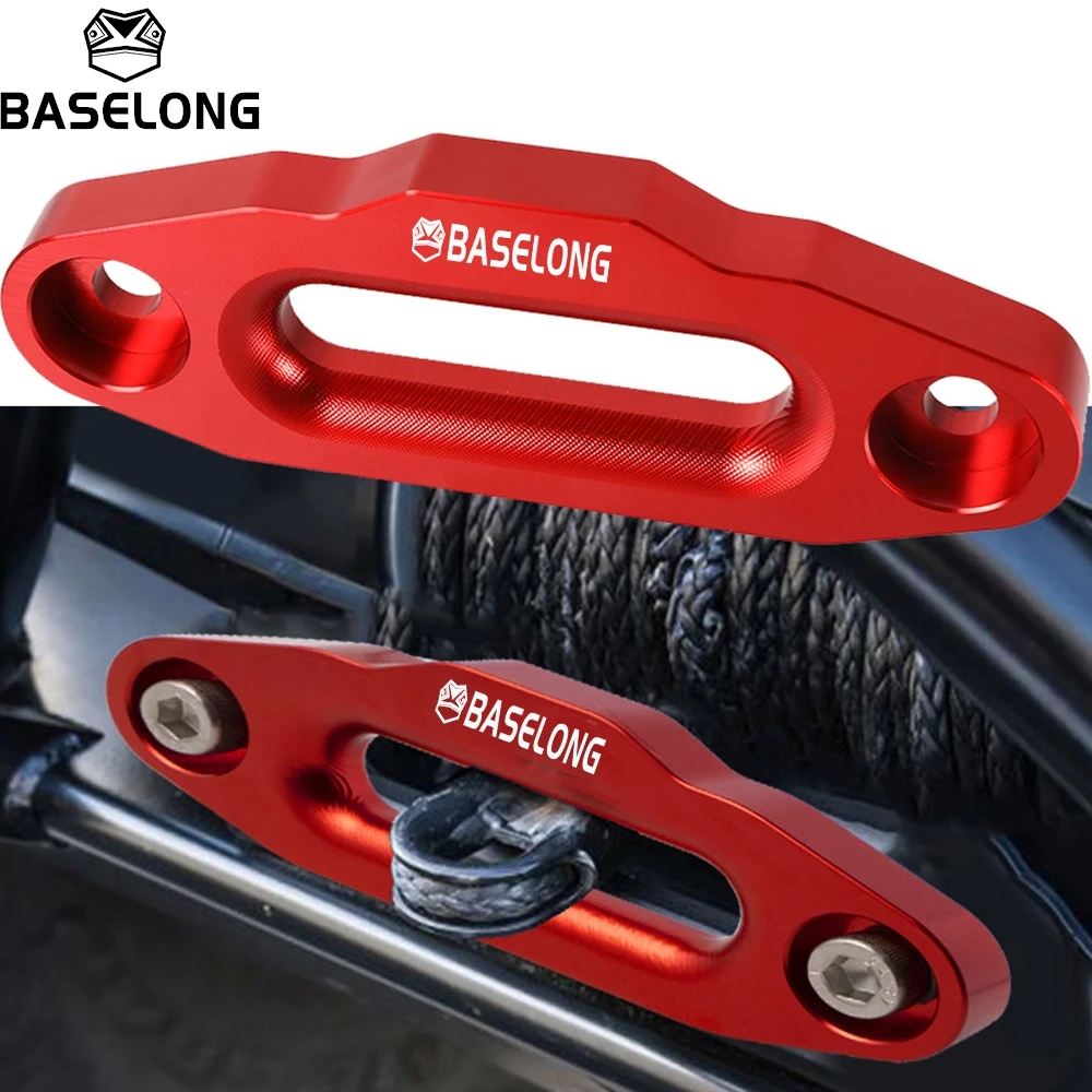 Фото 124 мм алюминиевая лебедка Hawse Fairlead 4500 фунтов Fairlead для синтетического троса Fairlead 4WD 4X4 восстановление для UTV ATV аксессуары для внедорожников №1