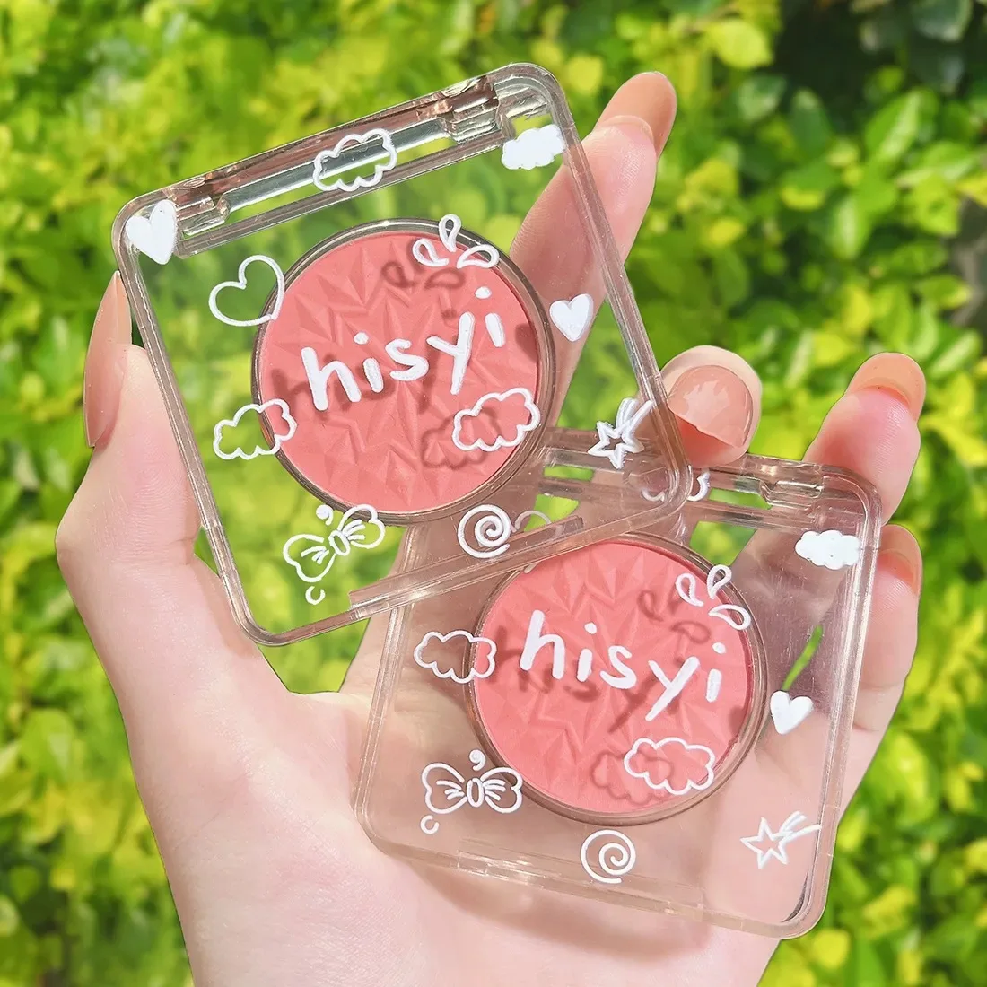 

Blush Palette Purple Water-proof White Matte Fine Flash Nature Makeup Wholesale Glossier Face Blush Eyeshadow Korean Cosmetics