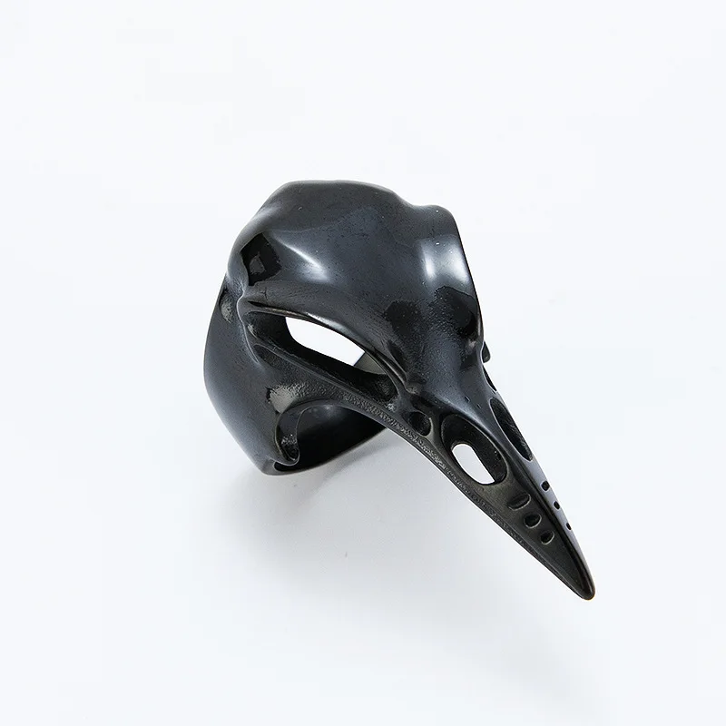 Мужское и женское кольцо с черепом Винтажное из нержавеющей стали золотым