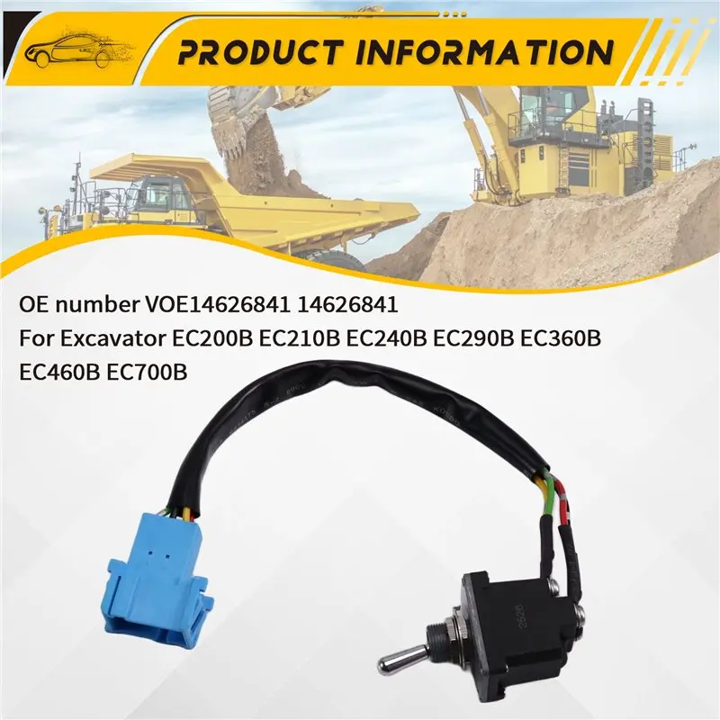 Фото Переключатель Wwitch для экскаваторов Volvo, артикул 14626841, для моделей EC200B, EC210B, EC240B, EC290B, EC360B, EC460B, EC700B №4