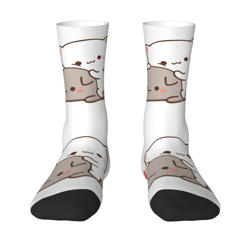 

Симпатичные персиковые сидячие на Гоме носки для мужчин женщин мужчин теплые 3D принты милые коты мочи спортивные футбольные носки