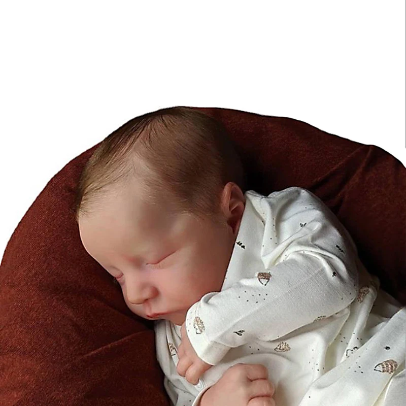 Новая симпатичная силиконовая кукла Levi 19 дюймов 48 см Реалистичная Спящая с