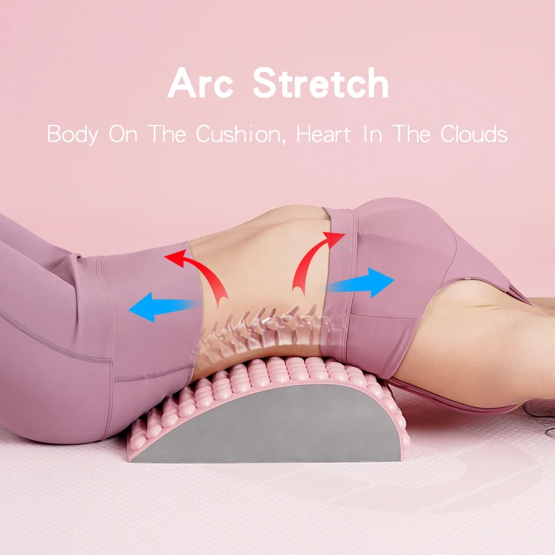 

Massage Fitness Spine Support Massager Relaxation Magic Back Stretch Tools Equipment Relief Lumbar Massageador Pain Stretcher