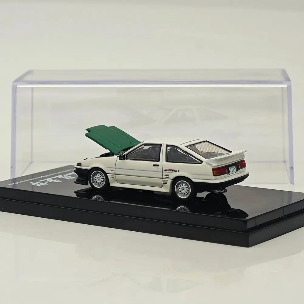 Фото Коллекционная модель автомобиля Hobby HJ64 1/64 для Sprinter Trueno (AE86) Dori Dori Mesh Wheel Drift King HJ646052BDK, литая под давлением, миниатюрная коллекционная модель №3