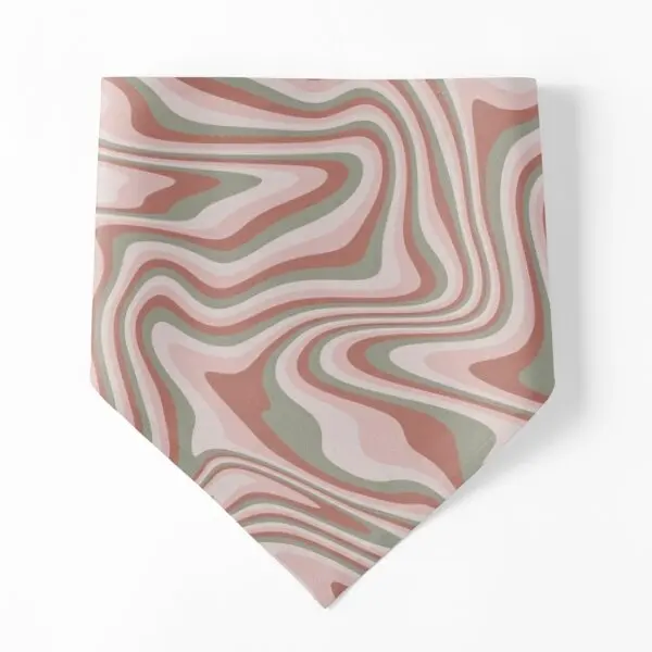 

Зеленая персиковая жидкость с рисунком жидкая мраморная собака банданы платок для праздника вечеринки искусственный Щенок Костюм шейный платок полотенце