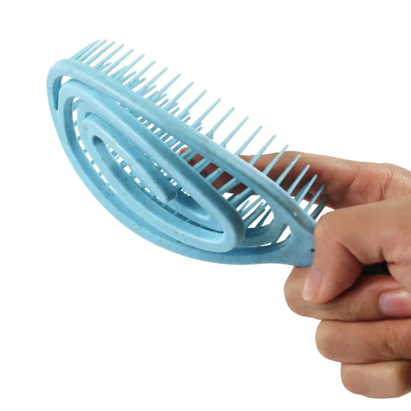 Расслабляющая эластичная Массажная расческа портативная щетка для волос головы