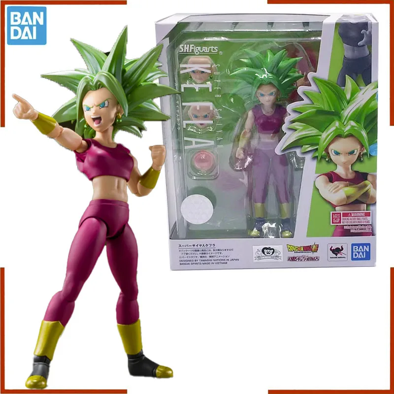 Bandai оригинальная подлинная S.H.Figuarts SHF Dragon Ball Super Saiyan Kefla аниме модель комплект