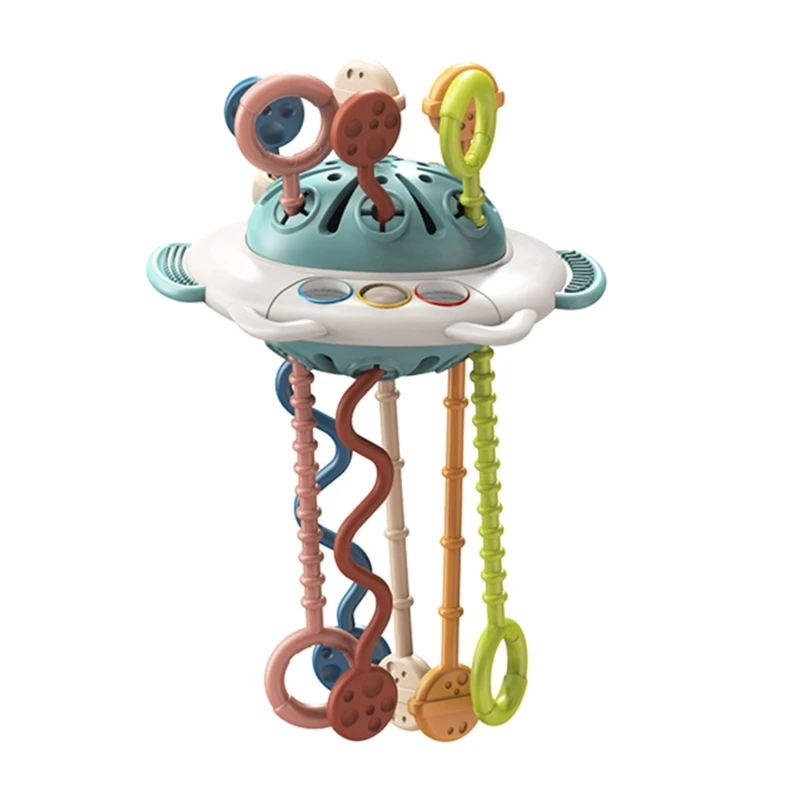 

Teething Pains Relief Rattle Bell Toy Sensory Enlightenment Baby Teether Gift Drop shipping