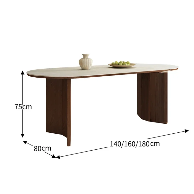 Минималистский дизайн каменная тарелка обеденный стол современный роскошный